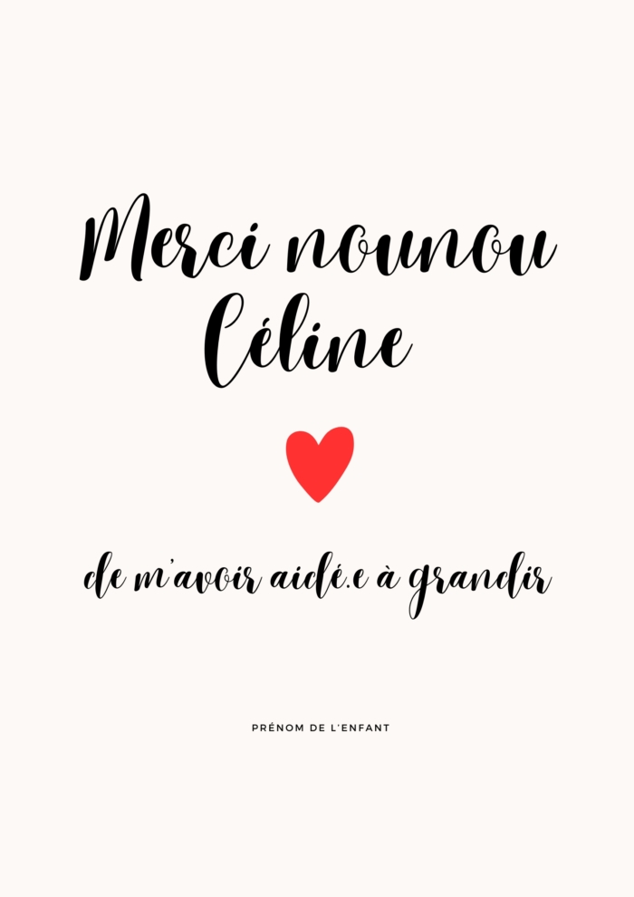Merci nounou